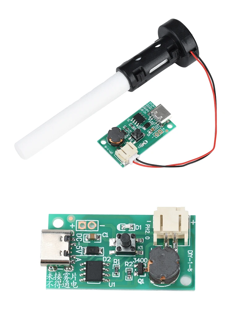 تيار مستمر 5 فولت صانع الانحلال بالموجات فوق الصوتية ضباب البخاخة 500MA لتقوم بها بنفسك المرطب نوع-C واجهة مجموعة المكونات الإلكترونية #2