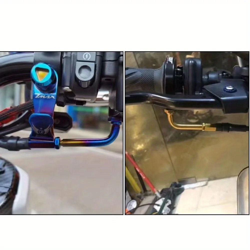 1 قطعة دراجة نارية 90 درجة قابل للتعديل خنق كابل المسمار رئيس دراجة نارية أجزاء دراجة نارية الملحقات #5