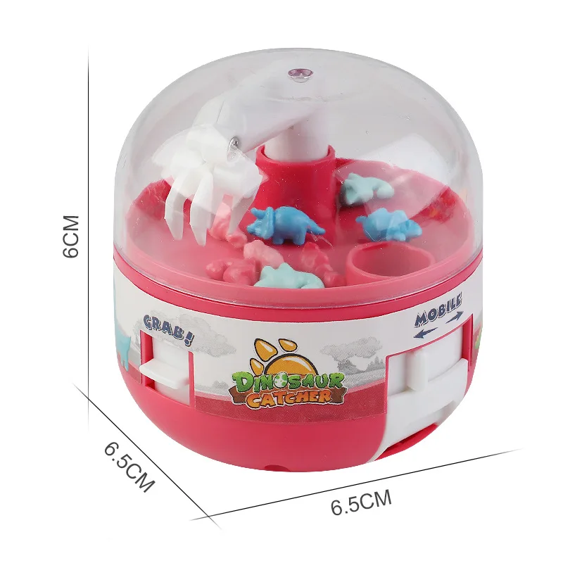 Mini Dinosaur Gashapon Toys Doll Machine Kids Operated Play Game Mini Claw Catch Toy Crane Doll Machines Children Birthday Gifts