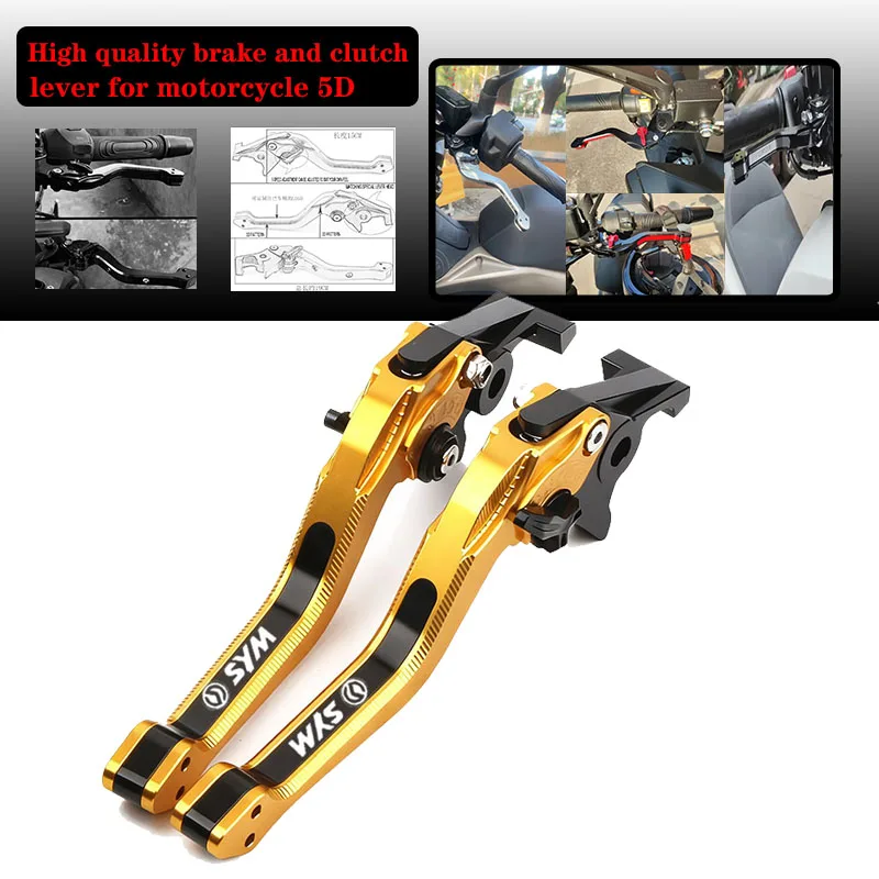 

Motorcycle 5D Brake Clutch Lever FOR SYM GTS 125 200 250 300 JOYMAX 125i 200i 250i 300i CNC Adjustable Motorbike Brake Lever