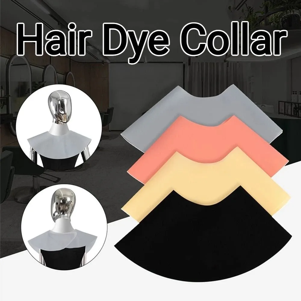 

Waterproof Silicone Hair Cutting Collar Reusable for Barber Haircut Shoulder Pad Durable Protective Collar Hair Dyeing Shawl