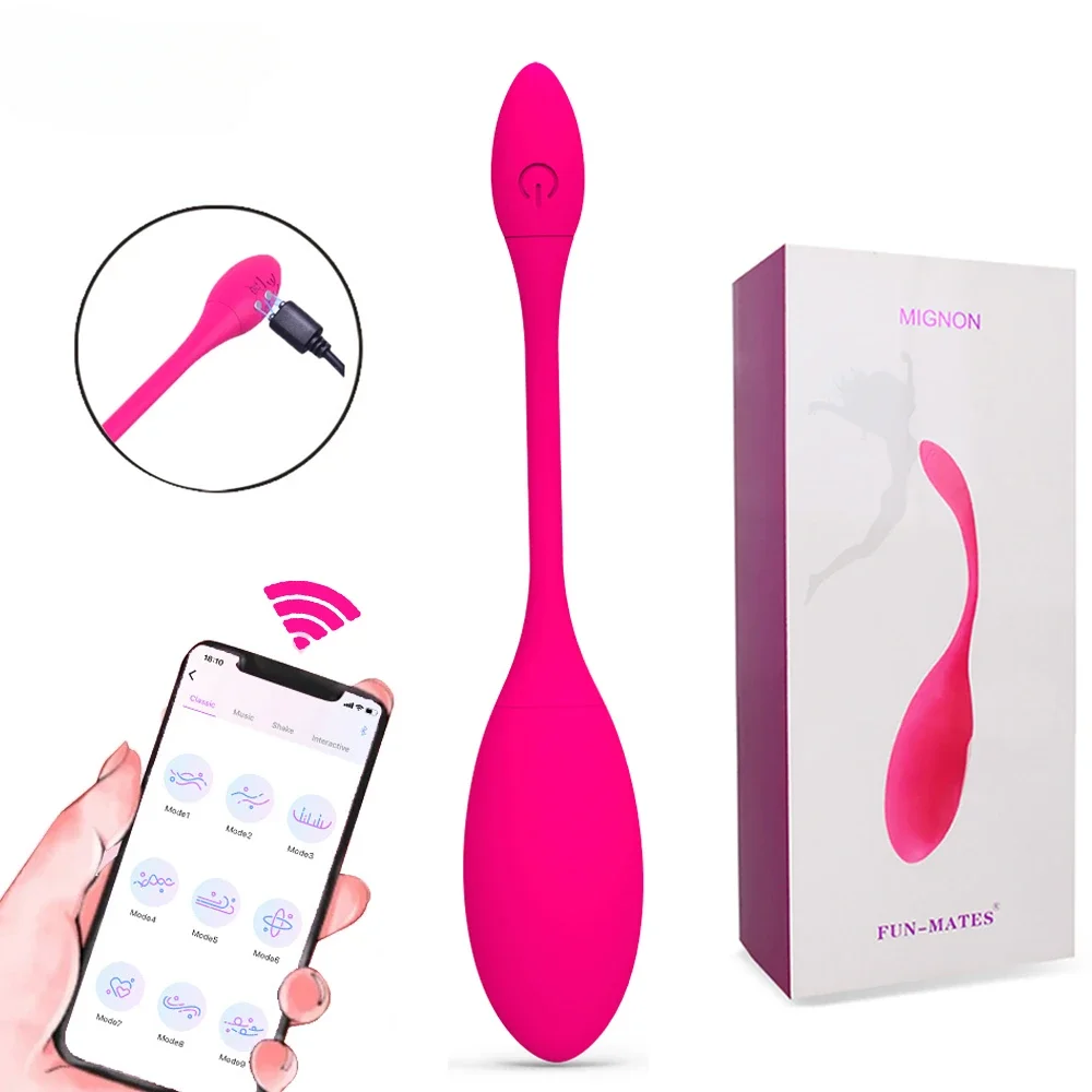 Kegel IkVibrator-Vibromasseur à œufs pour femme, gode féminin, culotte portable, jouets sexuels, point G, vagin vibrant, Andrea Control