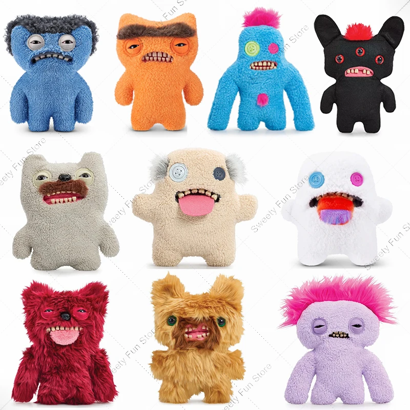 100% Original Fuggler Funny Ugly Monster Plush Toy Mini Rascals Hairy Fuggs Tooth Monsters Stuffed Plushies Doll Gifts Children