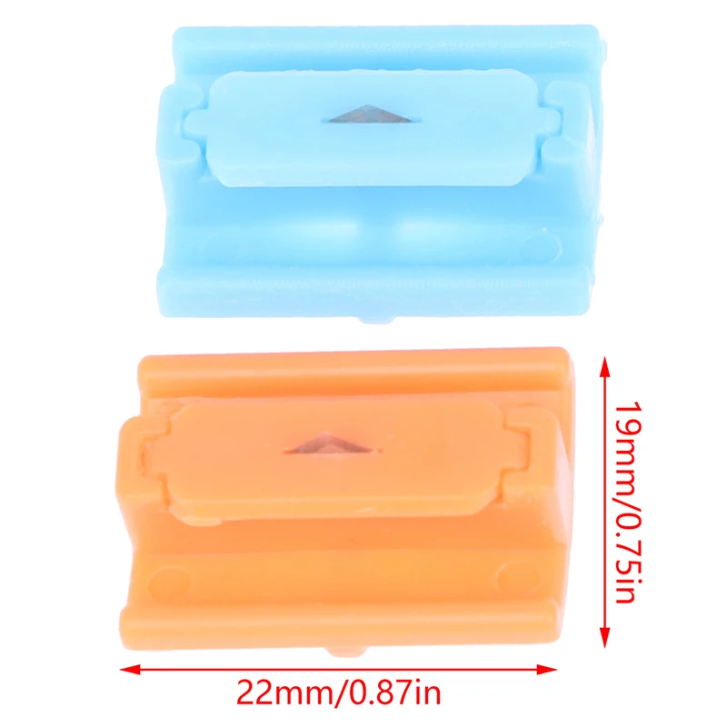 1Pcs A5 Paper Cutter Replacement Blade Utility Cutting Photo Label Accessories Household Sewing Cutting Supplies Orange Blue