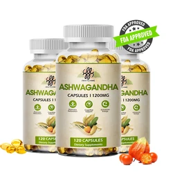 Organic Ashwagandha, iherb Supplement for Stress Relief, Energy Support, Occasional Sleeplessness, Non-GMO, Vegan