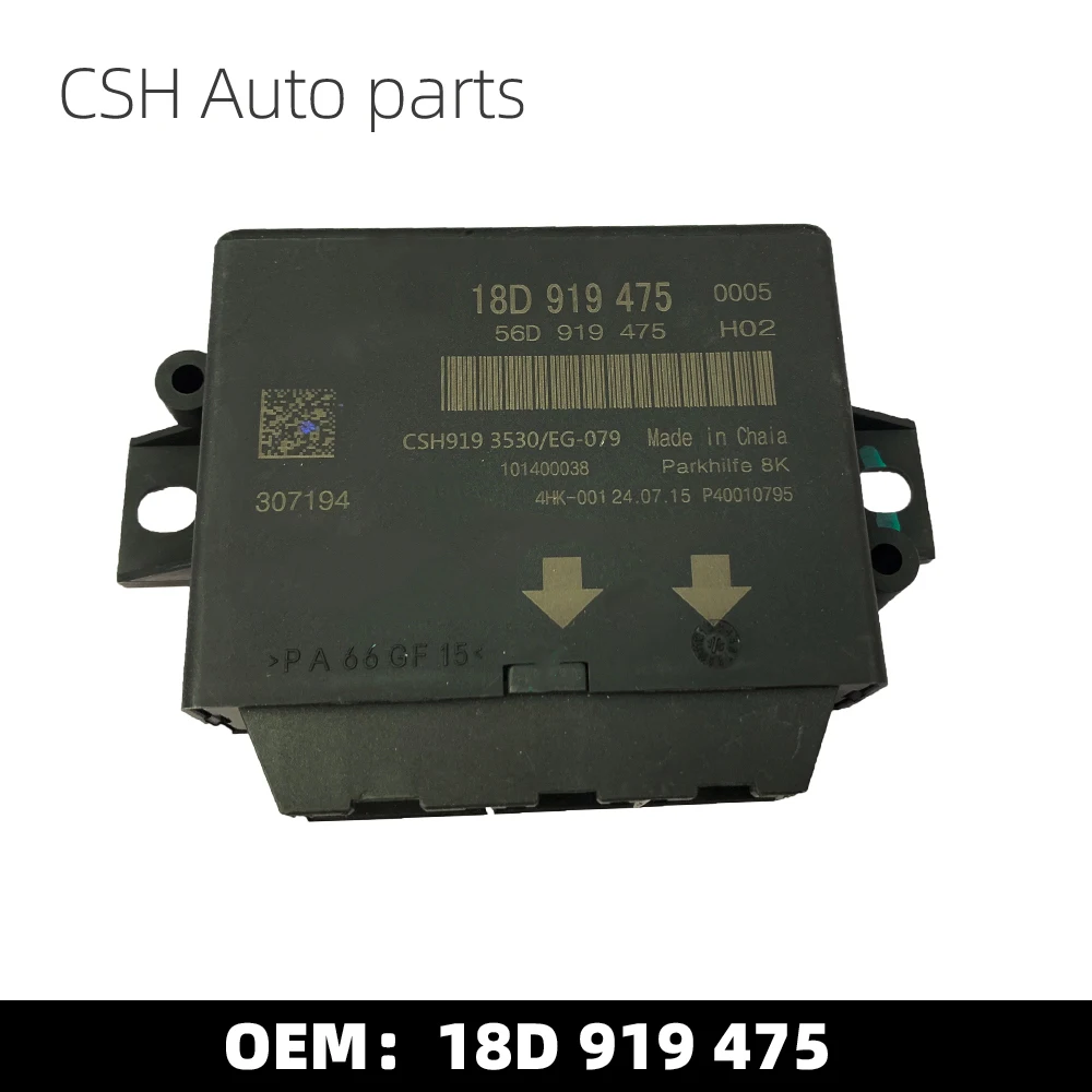 OEM 18D919475 18D919475 Parking Assist Module Reversing Radar Computer For Passat B6 B7 CC Golf 6 Tiguan LAVIDA 2015-2017