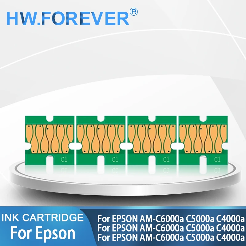 T08C1 T08D1 T08C2 T08C3 Auto Reset Permanent Chip For Epson WorkForce Enterprise AM-C5000 C6000 C4000 C5000a C6000a Printer Chip