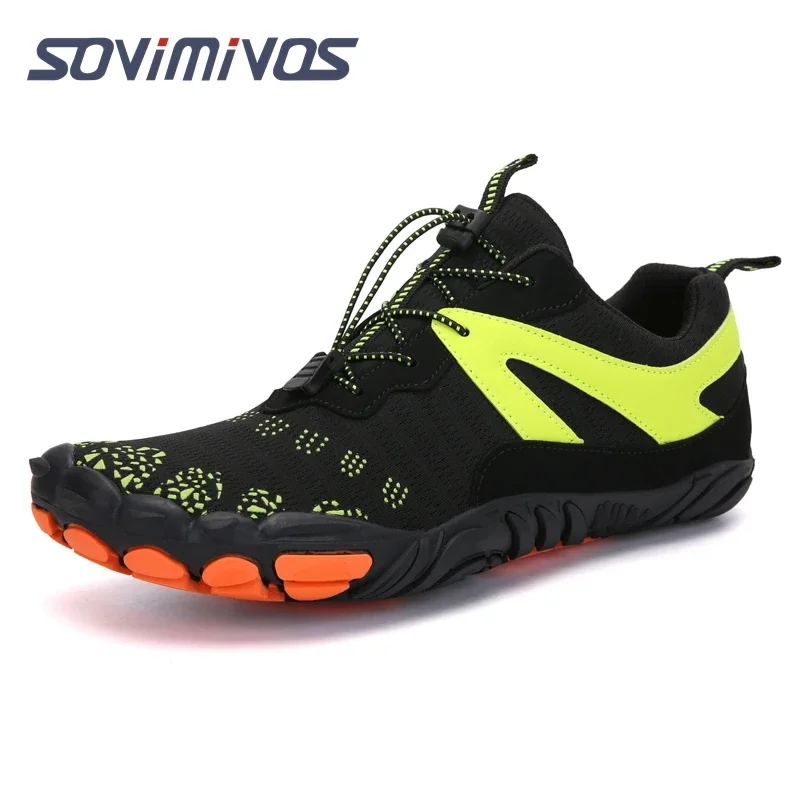 Męski minimalistyczny biegacz Trail Runner | Szeroki Toe Box | Inspirowany boso buty z palcami kobiet minimalistyczny bieganie Cross buty treningowe