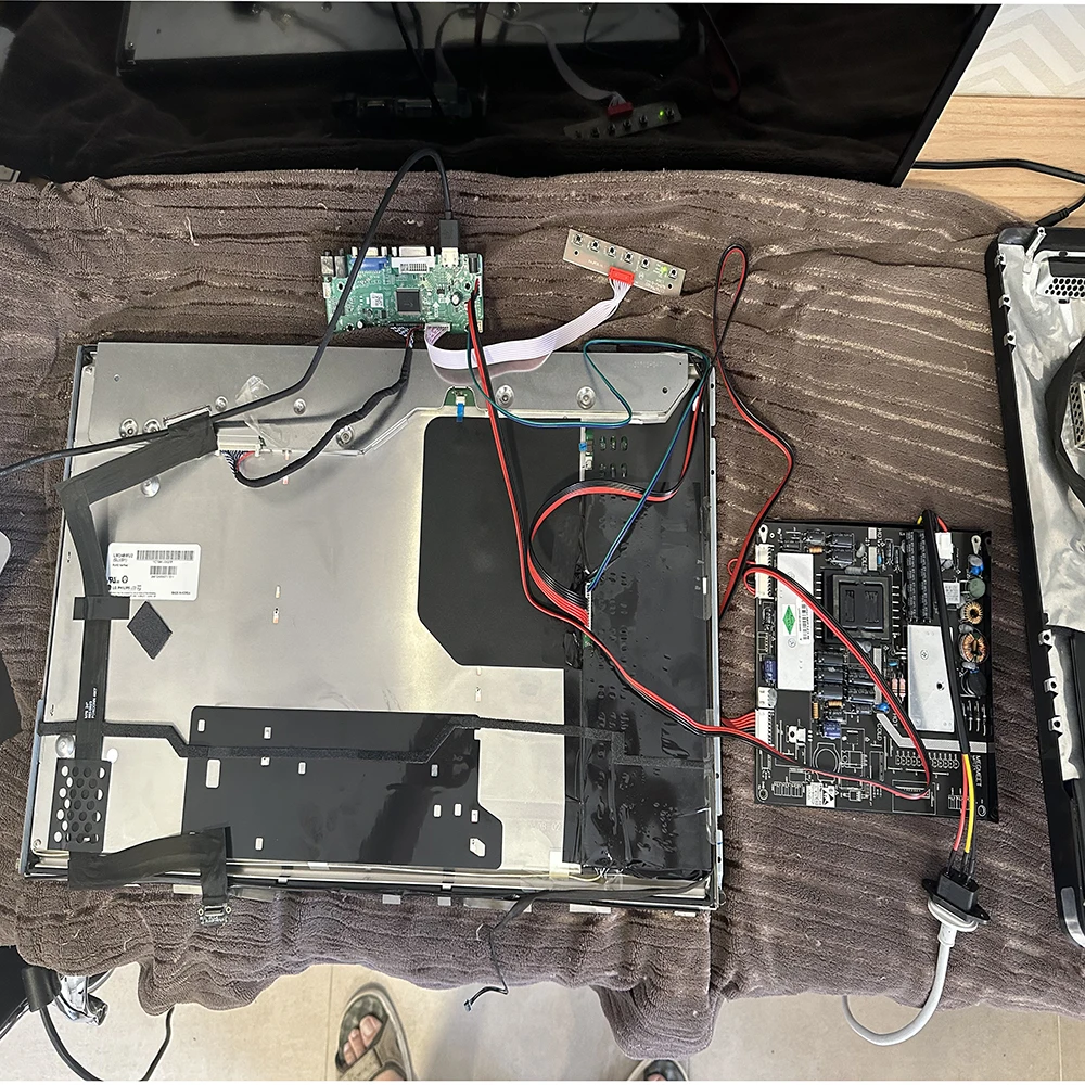 Imagem -04 - Monitor Kit para Lm240wu2-sla1 Lm240wu2sla1 Lm240wu2-slb1 24 Hdmi Mais Dvi Mais Vga Lcd Led Screen Controller Driver Board