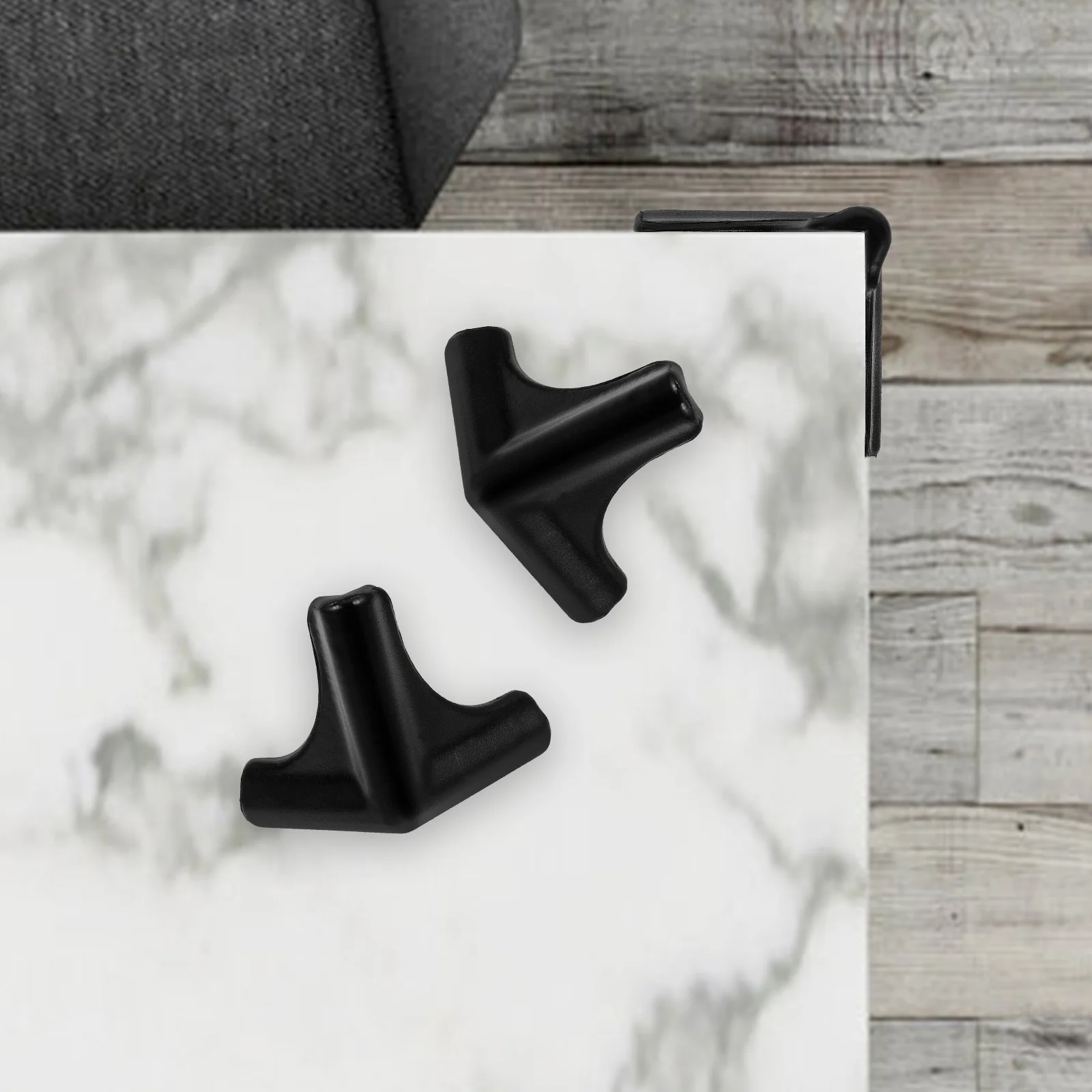 

4Pcs Elastic Corner Bumpers Furniture Guards Child Safety Protection for Tables Beds in Public Places Coffee Table Corner Guards