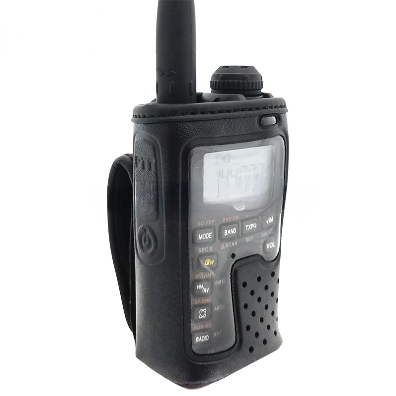 for Vx-3r Handheld Unit Original Leather Case CSC-92 Walkie-Talkie Protective Leather Case