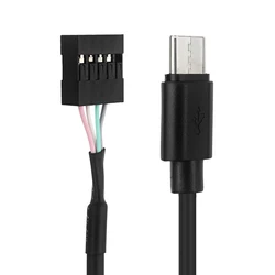 50CM USB Type C to 5Pin Cable for Computer Motherboard for USB-C Secondary Screen PC LCD