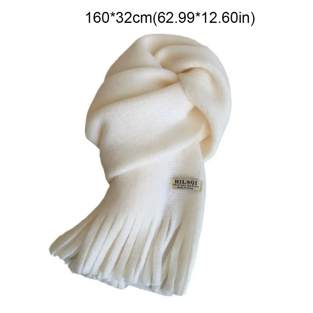 الرجعية شرابة طويلة الشتاء وشاح من الصوف أفخم رشاقته الشتاء أوشحة كشميرية دافئة بلون طويل شال الخريف الشتاء