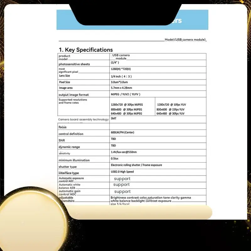 

OV9732 USB Camera Module 720P 1MP 65 Degrees Face Recognition Image Acquisition For Raspberry Pi Orange Pi Camera 60Cm