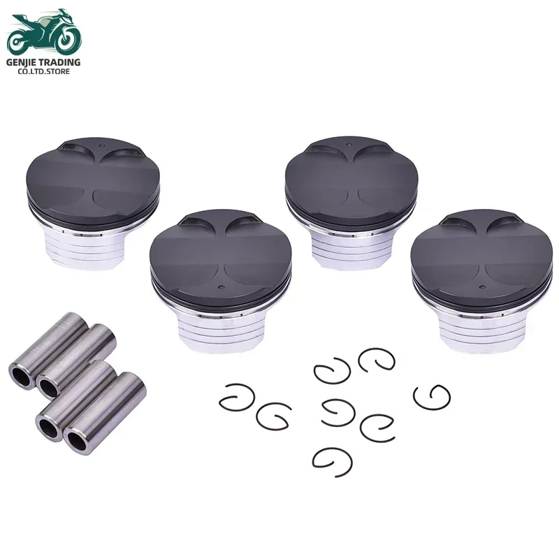 4set For HONDA CBR954RR CBR954 CBR 954 RR 2002-2003 75mm 75.25mm 75.5mm 75.75mm 76mm STD~+100 Motorcycle Engine Piston Rings Kit