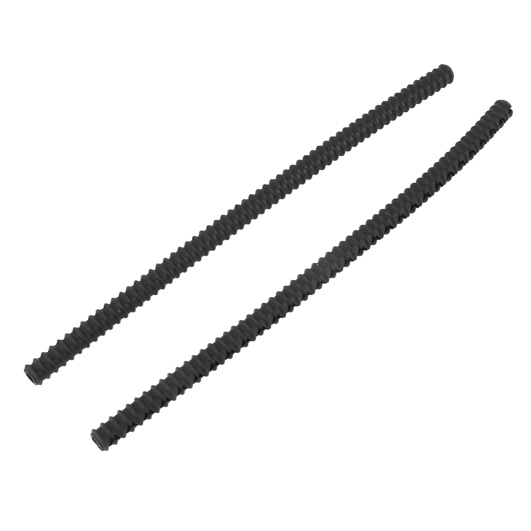 Protectores de silicona para rejilla de horno, paquete de 6, cubierta protectora de borde para rejilla de horno, 14 pulgadas de largo, evita que las manos/brazos contra quemaduras (negro)