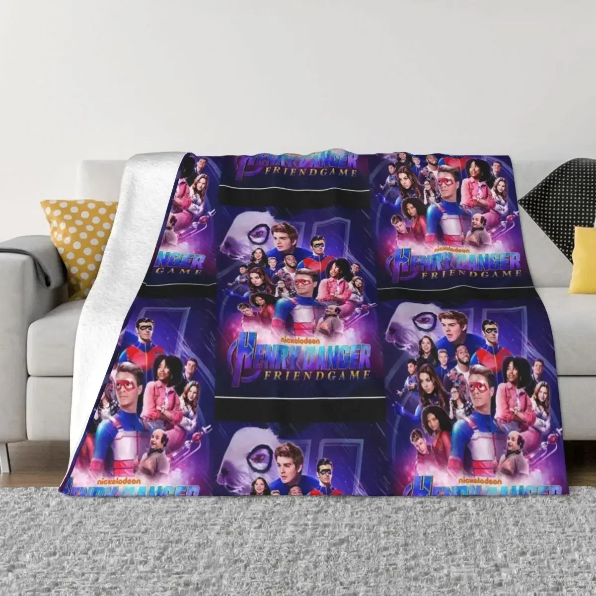 كابتن هنري خطر بطانية رمي ، بطانيات ناعمة منفوشة ، بطانية تخييم كبيرة ، بطانيات أريكة أنيقة