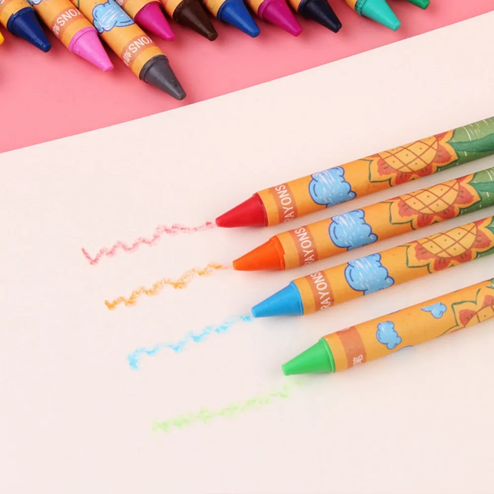 6 Boxes of 8/12/24 Color Painting Pen Set for Kids Birthday Party Baby Shower Wedding Gifts, Back To School Kindergarten Prizes