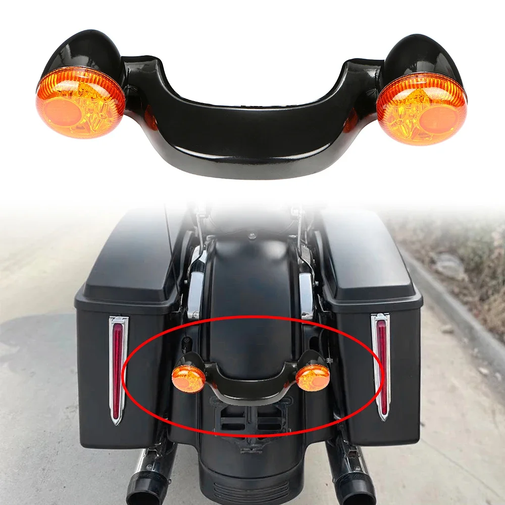 

Motorbike LED Indicator Lights Rear Turn Signal Brake Taillight for Harley Touring Street Road FLHX FLTRU FLTRX 2010-2021