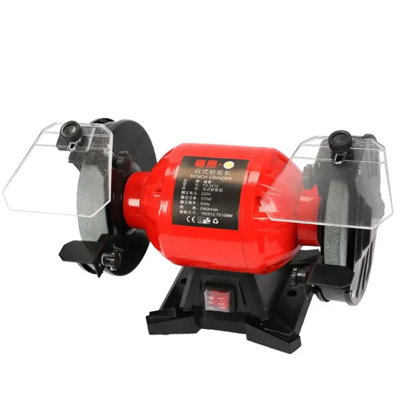 220V 250W/ 370W/550W Desktop Grinder Household Small Electric Multi-Function Hand Grinder Polishing Machine Knife Sharpener