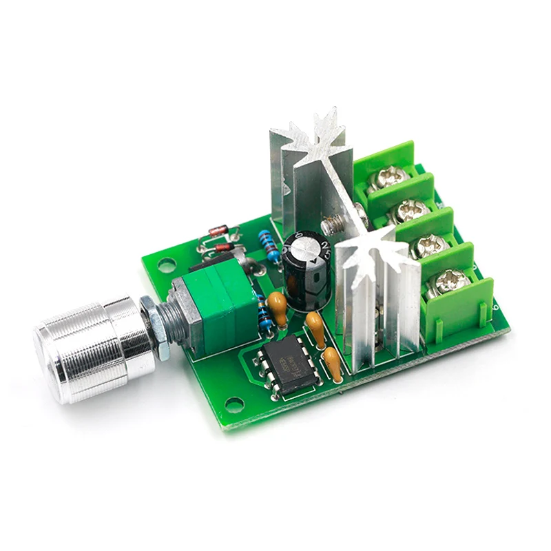 Dc motor fan governor module 6A High power PWM stepless speed control switch board 6-12V