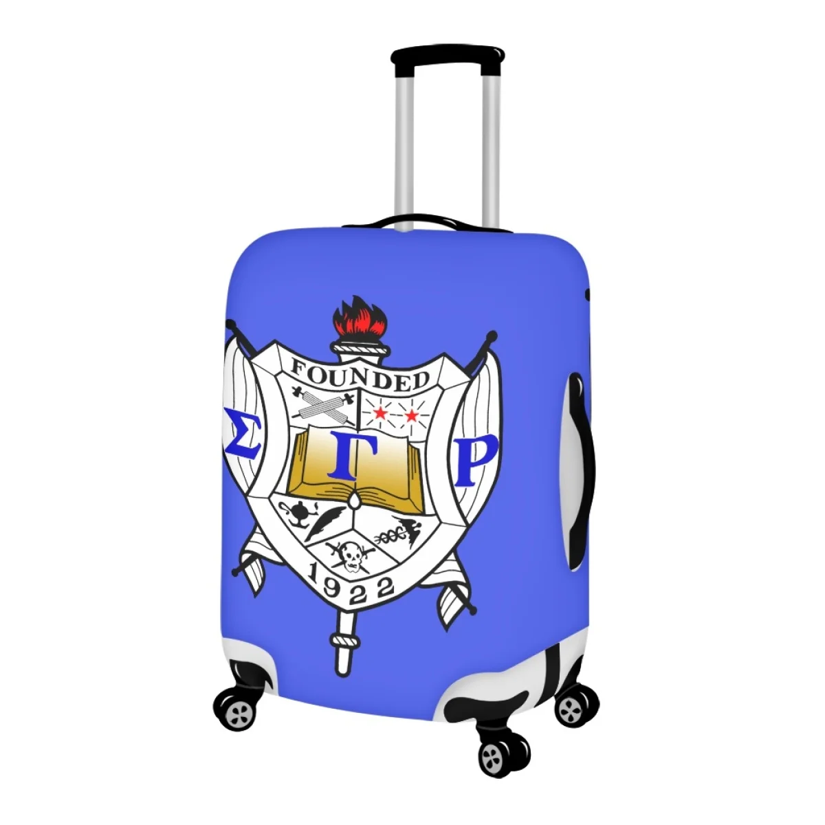 FORUDESIGNS Durable Travel Accessories Sigma Gamma Rho 1922 Design Suitcase Cover Anti-scratch Luggage Scratch Protector