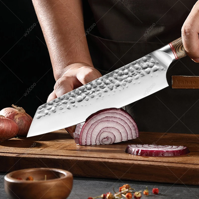 Sharp Meat Vegetable Fruit Slicing Knife High Hardness Forged Boning Knives Optional Knife Holder Stainless Steel Kitchen Tools