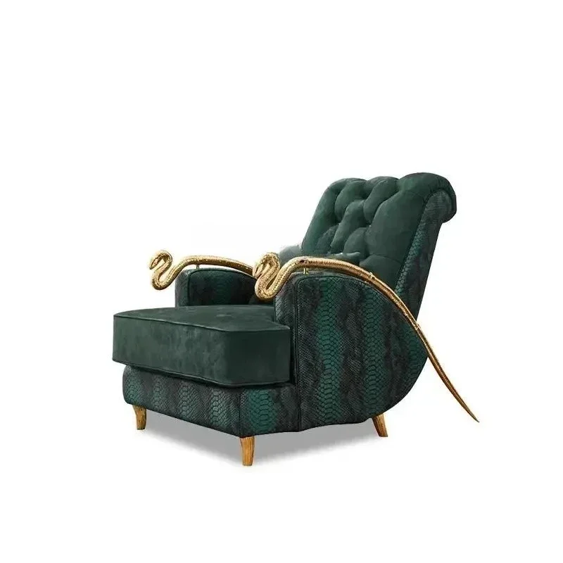 

Итальянское кожаное кресло для отдыха класса люкс, одноместное, модель 9338