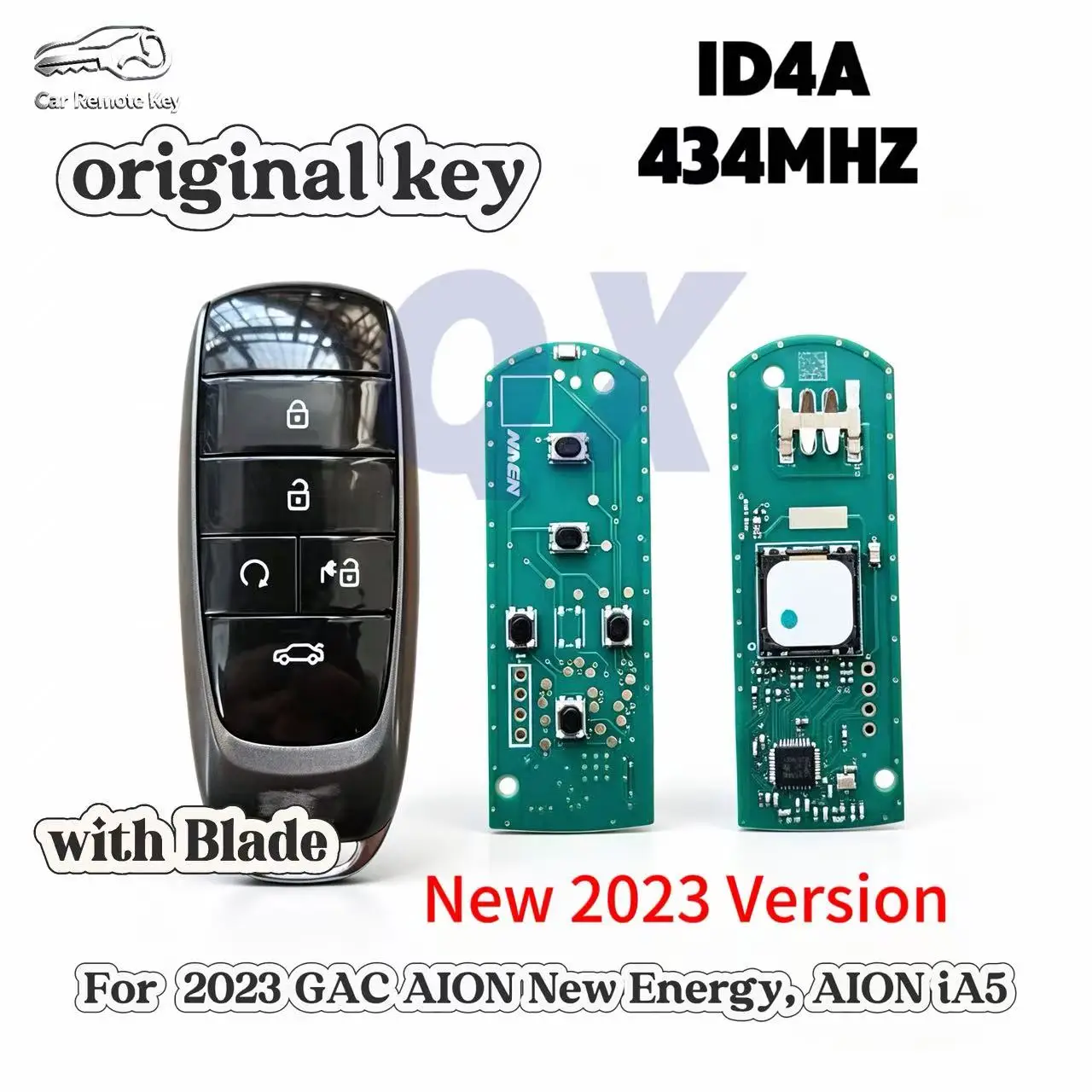 Original Smart Remote Key Card Fit for GAC AION iA5 / S New Energy Vehicles