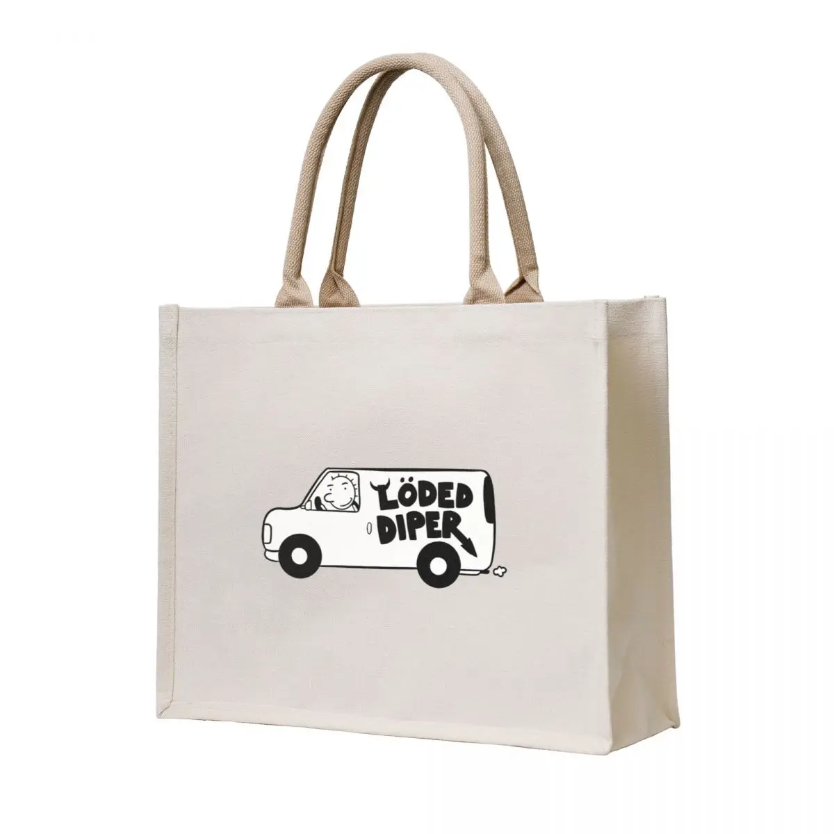 

roderick loded diper Tote Bag shopping bag logo tote bags aesthetic Cloth bags