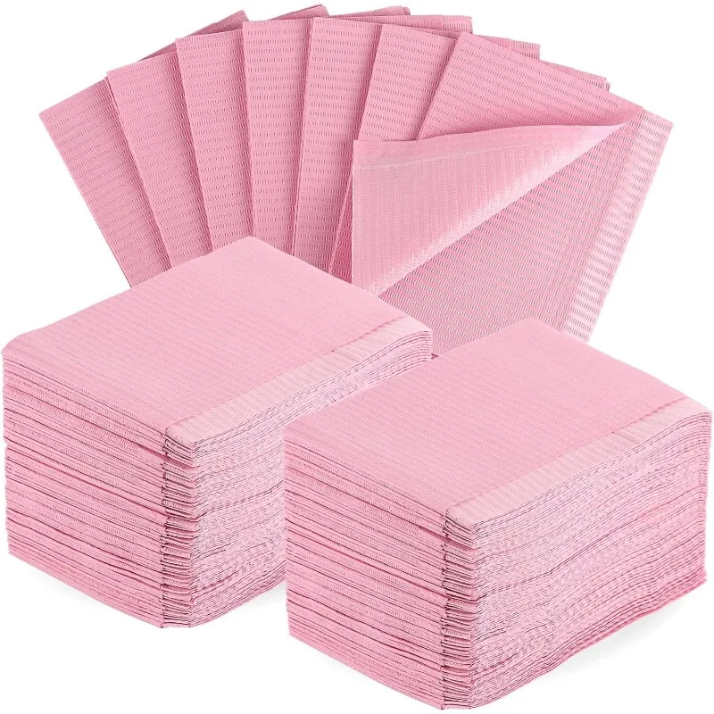 20/50/125PCS Pink Disposable Tattoo Clean Pad Mat Waterproof Cleaning Pad Manicure DIY Makeup Double Layer Tattoo Accessories