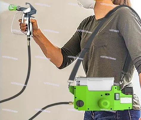 Backpack Type Airless Paint Sprayer High Pressure Electric Spray Gun For Home Wall Decoration