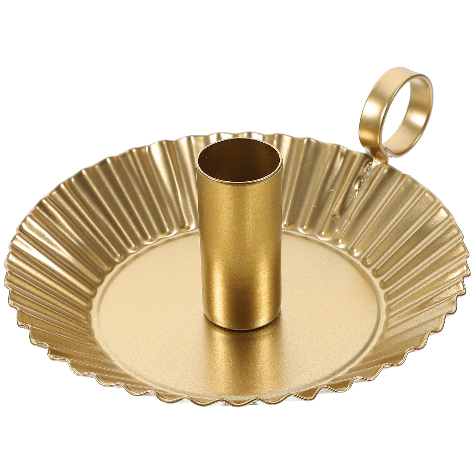 

Vintage Taper Holder Iron Portable Tabletop Decor For Home Wedding Centerpiece Desktop Metal Ornament