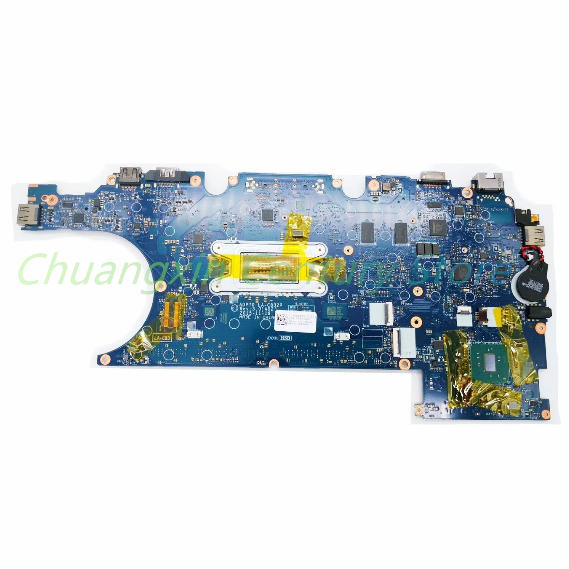 For Dell Latitude 14 5480 E5480 Laptop motherboard LA-C832P with I5 I7 6th Gen CPU 100% Tested Fully Work