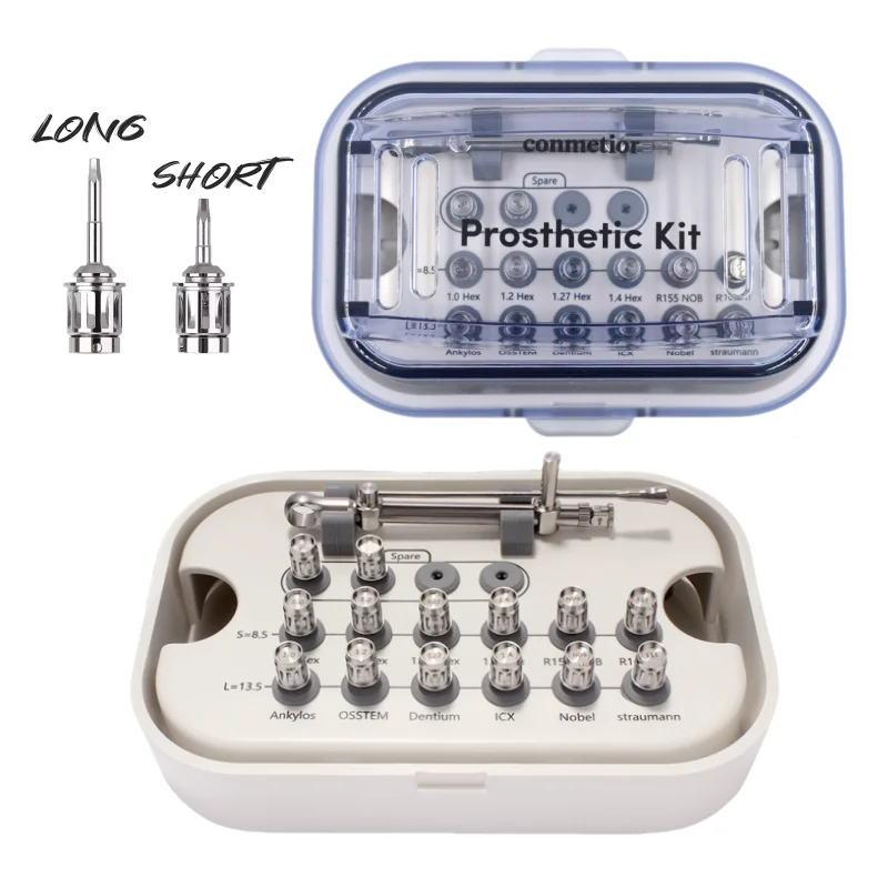 Dental Implant Prosthetic Kit Restoration Ratchet Kits 10-70NCM Universal Implant Screwdriver Torque Wrench Repair Tools