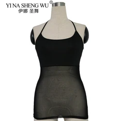 Women Practice Belly Dance Bottoming Bodysuit Adult Bodycon Mesh Sheer Underbust LeotardLady Dance Underwear Body Cover Tank Top