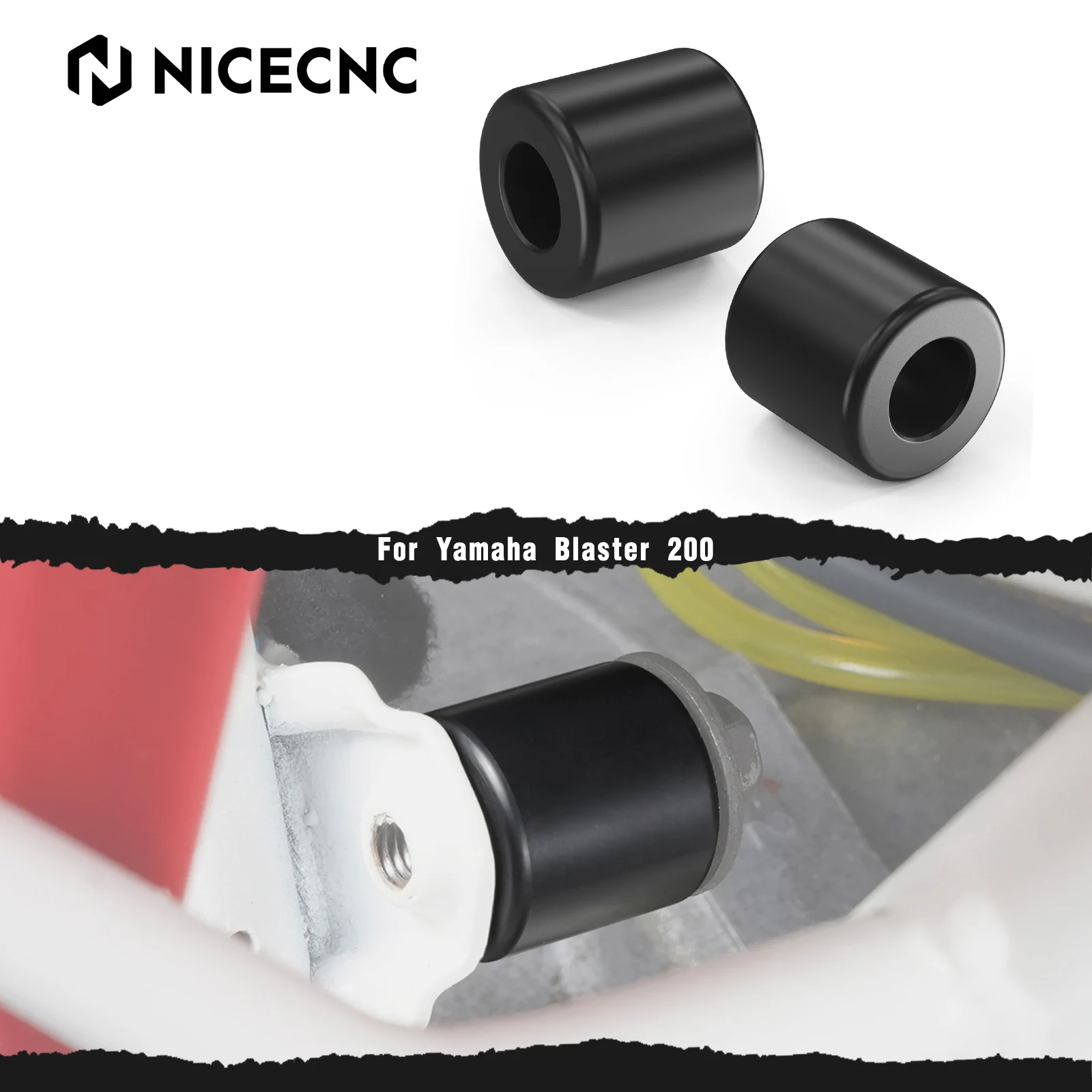 NICECNC ATV Upper & Lower Frame Tensioner For Yamaha Blaster 200 1988-2006 Warrior 350 Tenere 700 Motorcycle CNC Accessories