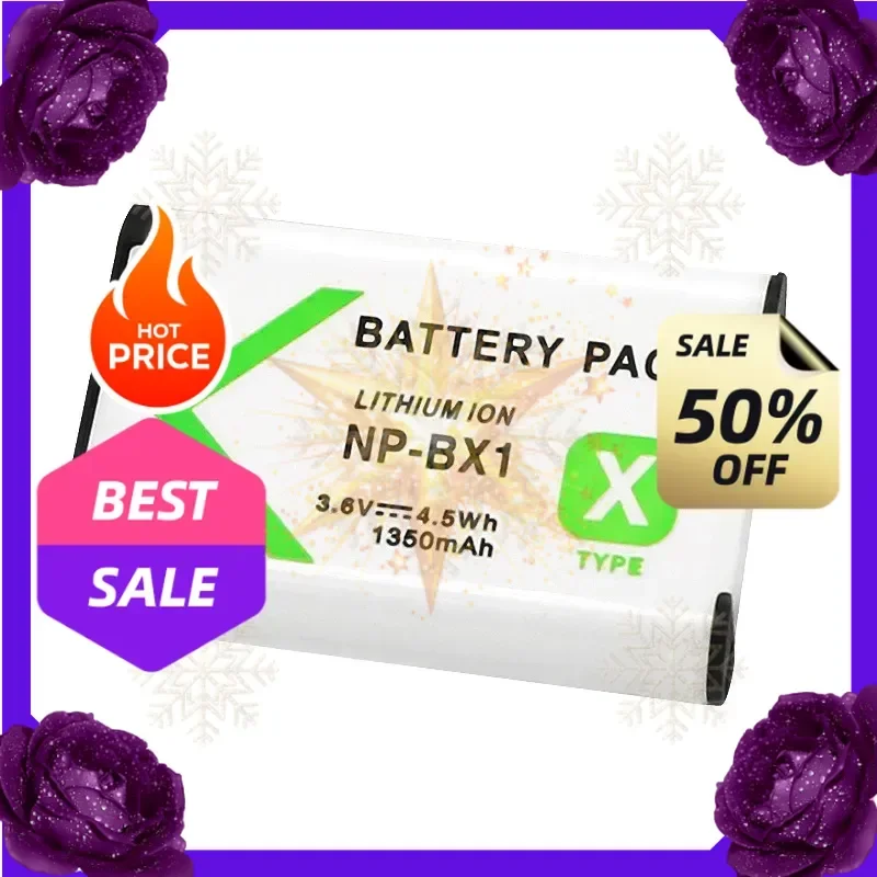 SWZY 3.6V 1350MAH NP-BX1 Battery for Sony ZV-1F DSC-RX100 WX500 AS300 M3 M2 Camera Rechargeable Batteries Full Decoding