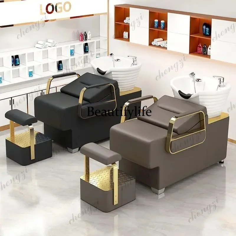 K153  Hairdressing Luxury Shampoo Chairs Fashion Simple Special Use Hair Salon Shampoo Chairs Barber Comfort Salon