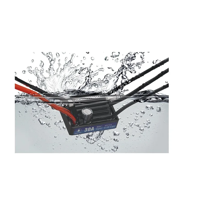 Hobbywing SeaKing 30A V3 ESC sin escobillas ESC RC motor ESC 6V/1A BEC untuk RC barco controlador electrónico de velocidad