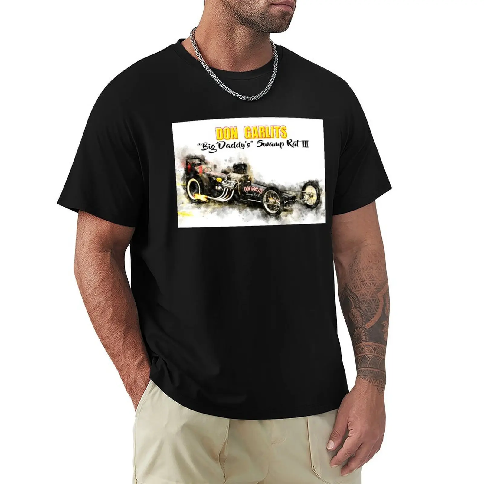 

Don Garlits "Big Daddy" Swamp Rat 3 T-Shirt Minimalist Casual Short Sleeve Top