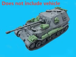 Die-Casting Resina Feito Tanque, Acessório Set, SSD Kfz 184, Proporção 1:35