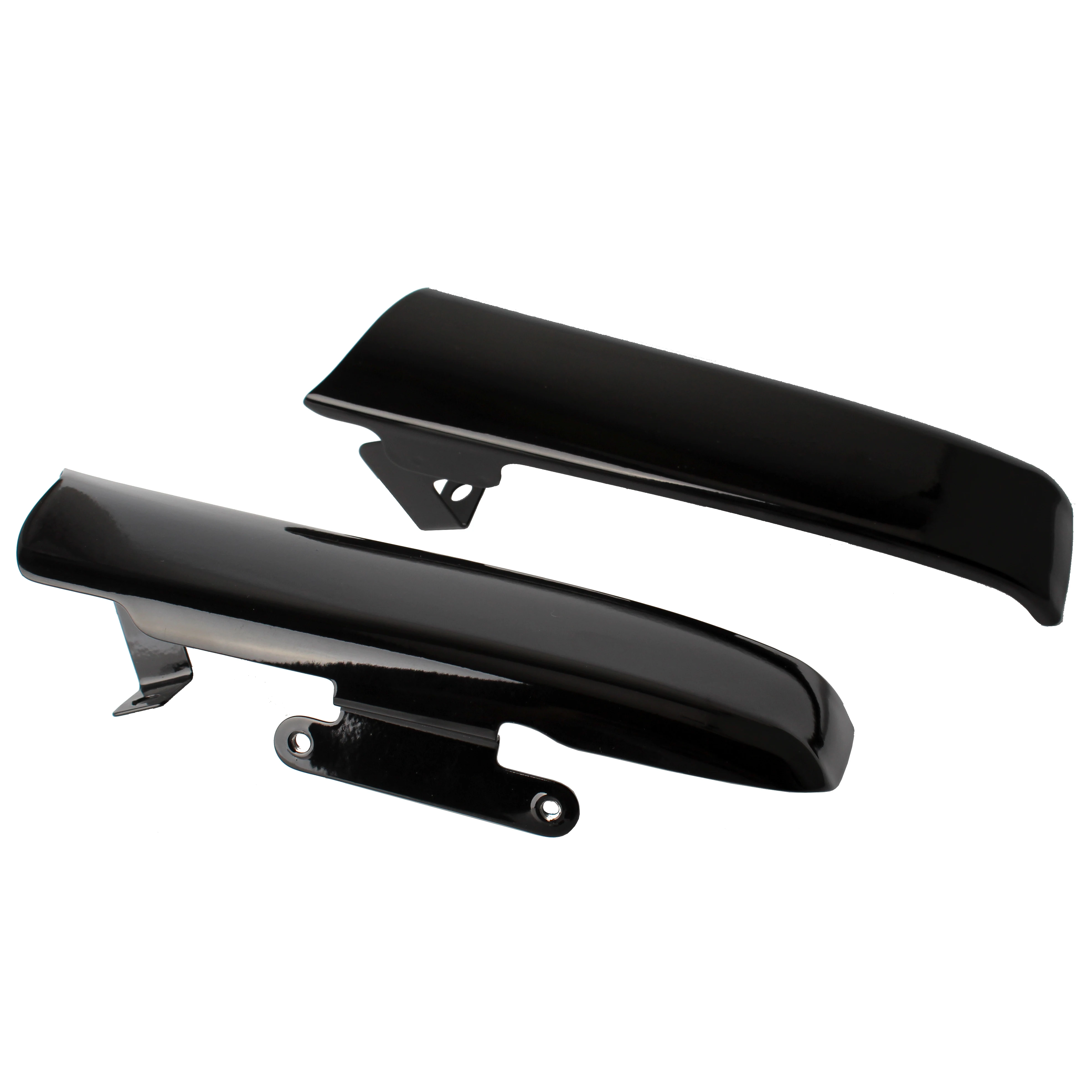 Motorcycle Black Rear Fender Saddlebag Filler Panels Strips For Harley Touring CVO Electra Glide Ultra Classic Road King 14-21