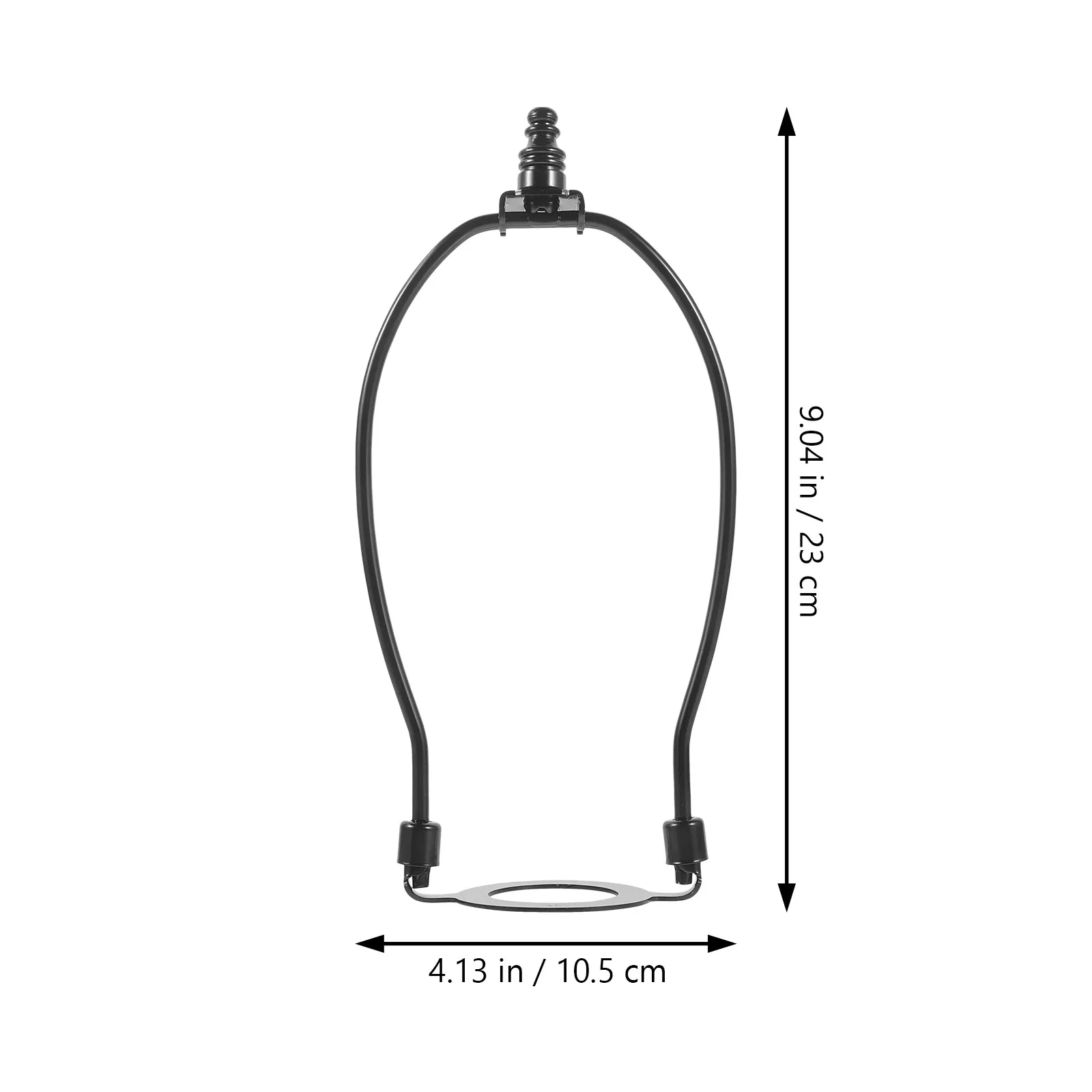 1Pair Lamp Harp Sturdy Lampshade Holder Smooth Surface Lightweight Design Ideal for Table Floor Lamp Repair DIY Lighting