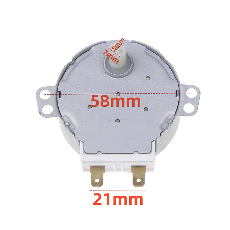 TYJ50-8A7 220-240V 4W 6RPM 48mm Dia Micro Synchronous Motor for Warm Air Blower 50/60Hz CW/CCW microwave oven tray motor CCTV