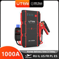 UTRAI 1000A Jump Starter Power Bank Starting Device Portable Emergency Booster for 12V Small Trucks Emergency Battery Booster