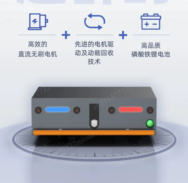 30-50 kg automatic AGV intelligent handling trolley brushless motor tracking two-way transporter