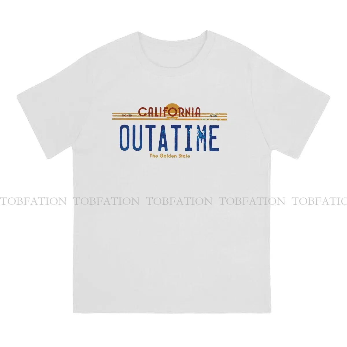 Outatime Unique TShirt Back to the Future Film 100% Cotton New Design Graphic  T Shirt Short Sleeve Ofertas