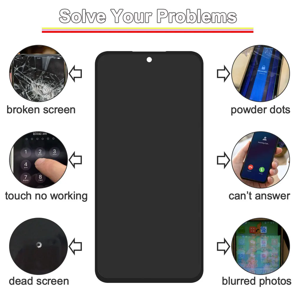 AMOLED LCD for Samsung Galaxy A56 5G LCD Display Touch Screen Digitizer for Samsung A56 5G A566B A566V Phone LCD Screen Assembly