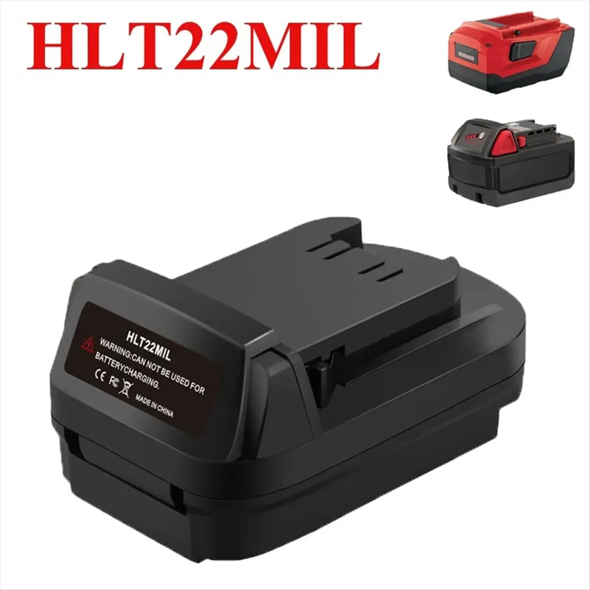 

Адаптер для аккумуляторов N94R для электроинструментов Milwaukee 18V, конвертер для литий-ионных аккумуляторов Hilti 22V B22